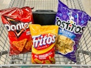 doritos tostitos fritos in shopping cart