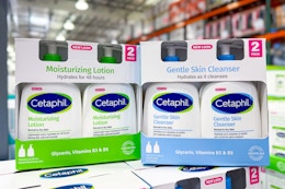 Cetaphil Lotion or Cleanser 2-Pack, Now $15 at Costco (Was $20) card image
