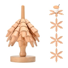 Beech Wood Trivet Set