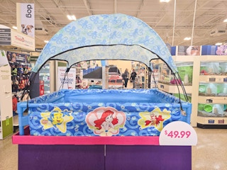 ariel themed pet pool