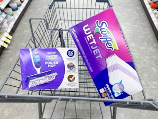 swiffer products in walgreens cart