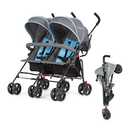 Dream On Me Side-by-Side Twin Umbrella Stroller