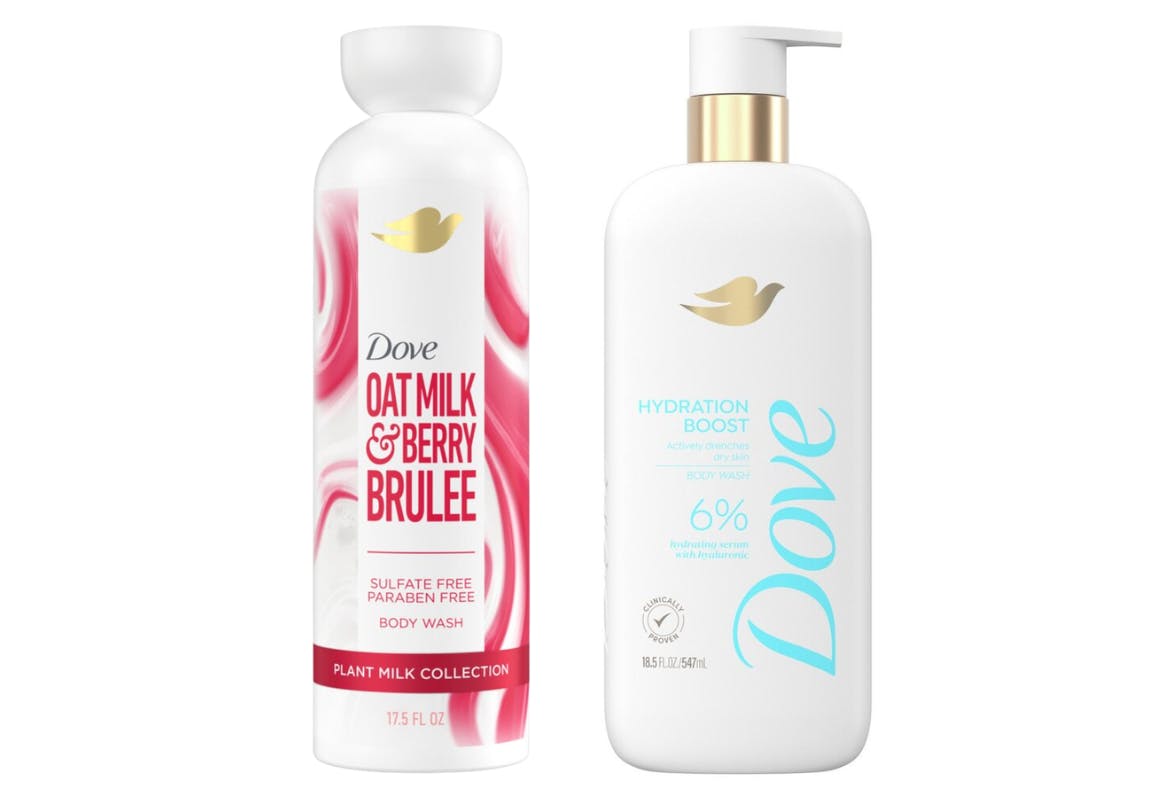 2 Dove Premium Body Washes