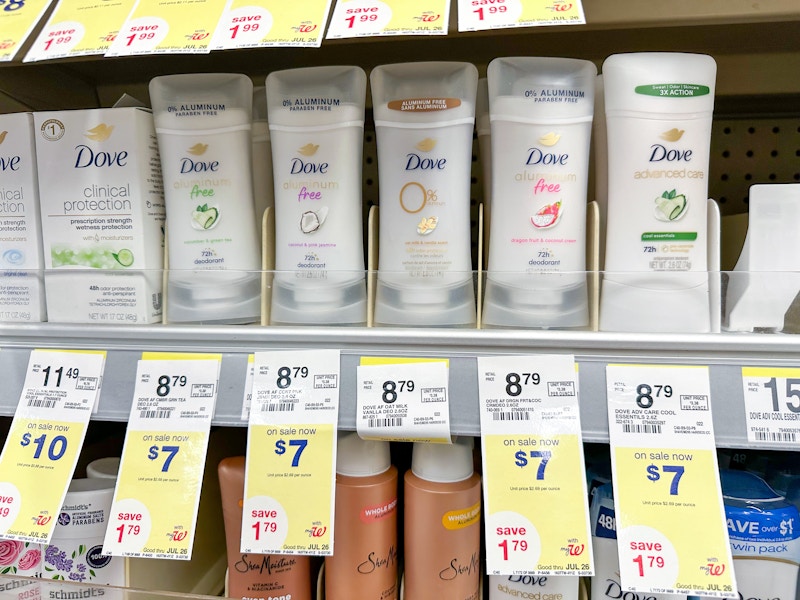 dove deodorant walgreens