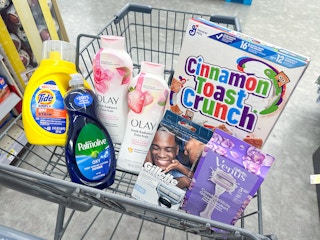 tide simply gillette palmolive olay cinnamon toast crunch walgreens haul