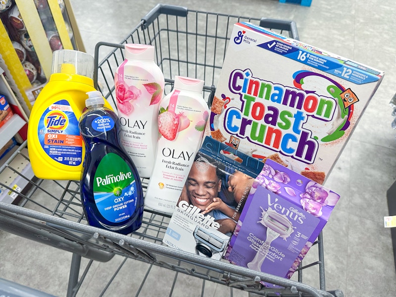 tide simply gillette palmolive olay cinnamon toast crunch walgreens haul