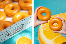 krispy kreme orange dreamsicle glazed doughnuts