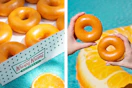 krispy kreme orange dreamsicle glazed doughnuts