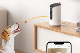 2K Pet Camera Treat Dispenser, Only $59.49 With Amazon Promo Code card image