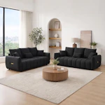 Oversized Sectional Teddy Sofa Set