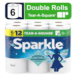Sparkle Tear-A-Square Paper Towels
