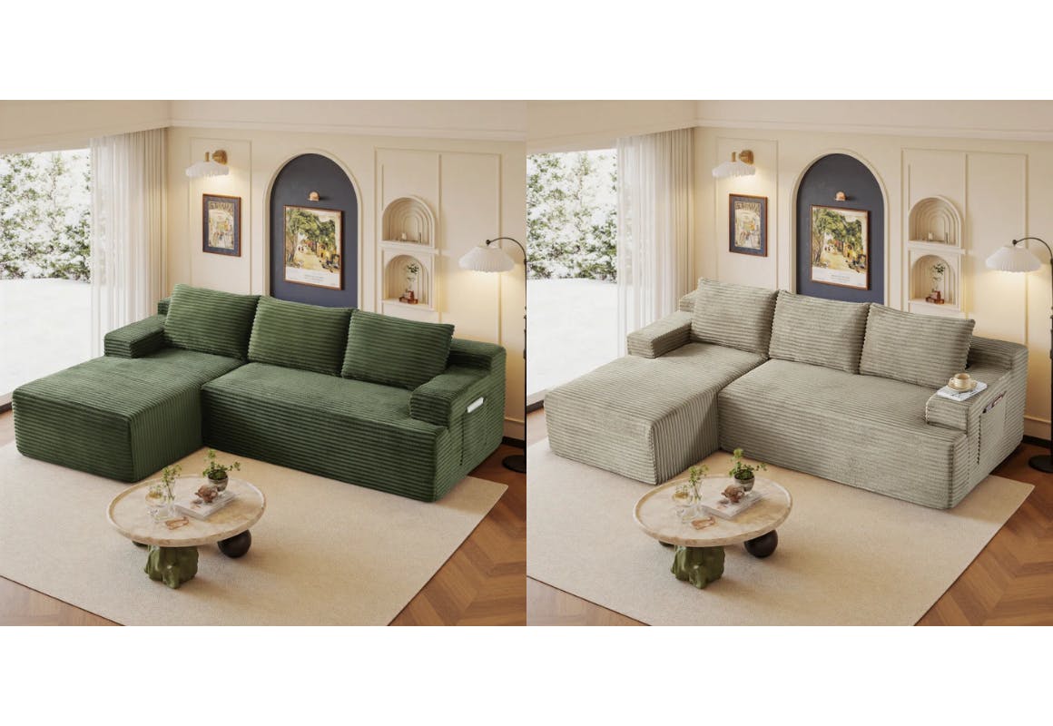 Latitude Run Modular L-Shape Sofa