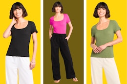 These Women's Pucker Tees Are a Steal — Prices Start at Just $5 at Walmart card image