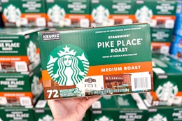 Save $8 on Starbucks K-Cup Coffee Pods at Sam's Club card image