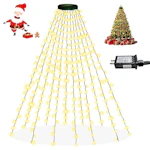 Cascading Christmas Tree Lights