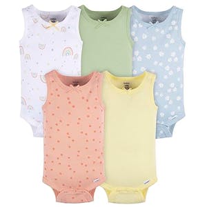 Gerber Baby Girls Onesies 5-Pack