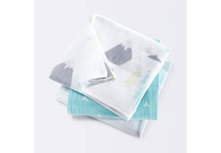 Cloud Island Swaddle Blanket Set