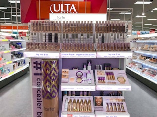 target ulta tarte foundation display