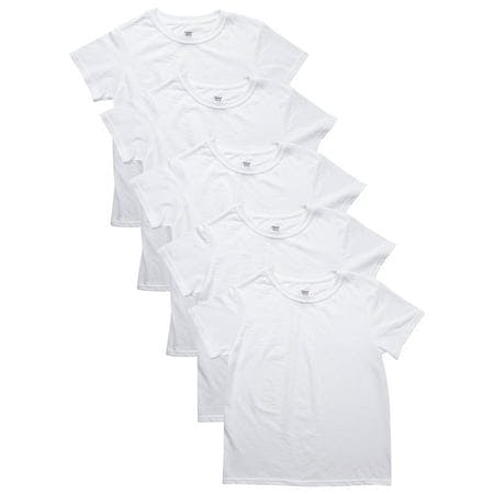 Hanes Kids' Crew Undershirts 5-Pack