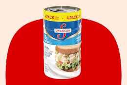 Swanson Canned Chicken: Get 16 Cans for $16.96 on Amazon (Reg. $31.72) card image