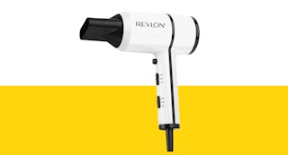white hair dryer
