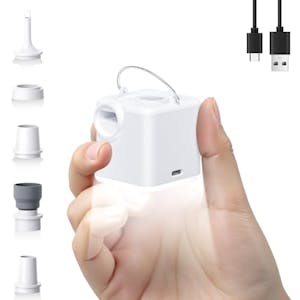 Portable Air Pump with Camping Light