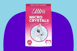 Ultra Micro Crystals 5-Pound Cat Litter, Under $9 on Amazon card image