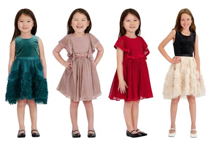Kensie Girl Velvet Dress