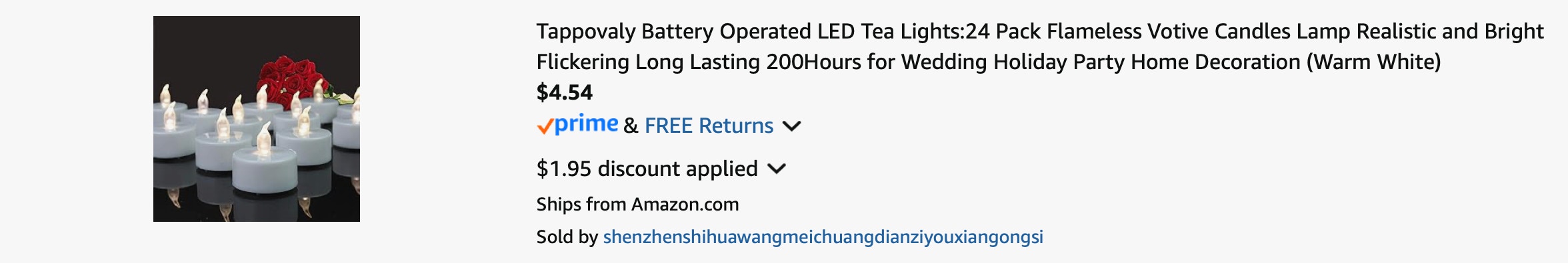 Amazon Flameless LED Tea Lights 2025 2