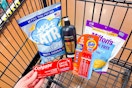 grocery freebies in shopping cart