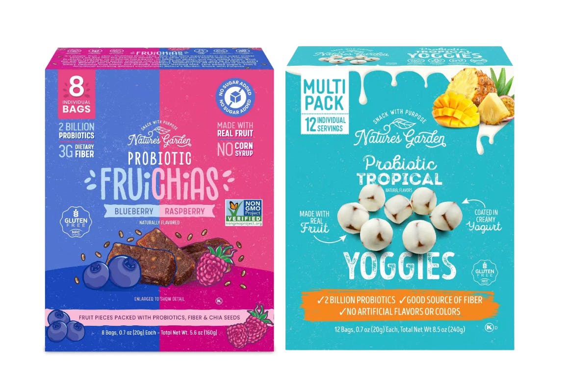 2 Nature's Garden Probiotic Snacks