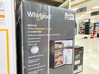 Target Whirlpool mini fridge