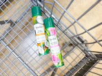 suave dry shampoos in a cvs cart