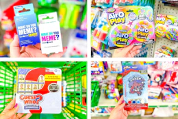 dollar tree toys and games 4-photo collage