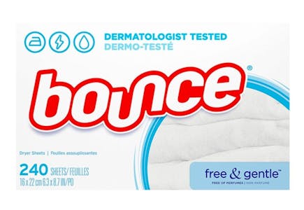 Bounce Dryer Sheets