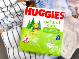 huggies natural care baby wipes on baby clothes at walmart