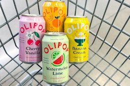 olipop soda in shopping cart