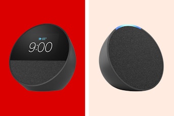 Amazon Echo Spot (newest model), Amazon Echo Pop (newest model), Our smallest Alexa speaker, Fits in any room