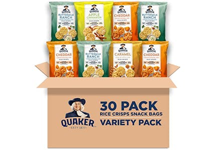 Quaker Rice Crisps Variety 30-Pack
