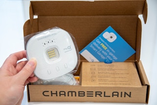 a smart garage control kit in a box
