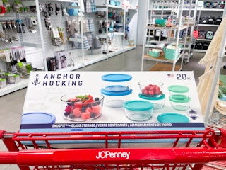 20-piece glass food storage set