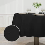 Waterproof Faux Linen Tablecloth
