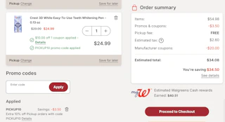 walgreens screenshot haul