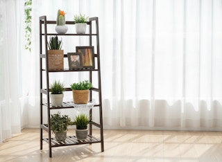 target costway ladder bookshelf