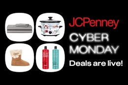 JCPenney Cyber Monday Is Here: $16+ Jumbo Shampoo and $8 Sheet Sets card image