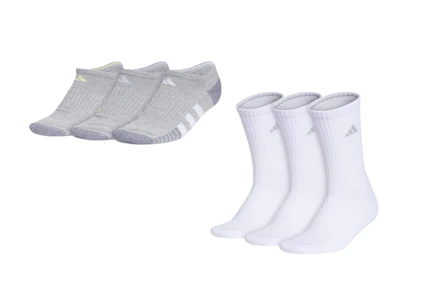 2 Adidas Men's Socks 3-Packs