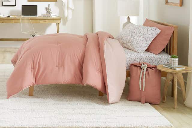 Dorm in a Bag Twin XL Comforter 7-Piece Sets, Only $63 at JCPenney card image