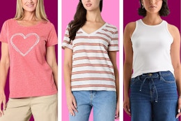 JCPenney Women’s Tees and Tanks