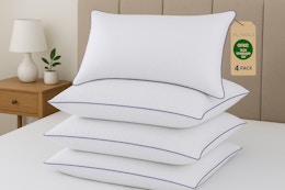 King-Size Pillow 4-Pack, Only $35.99 on Amazon (Reg. $60) card image