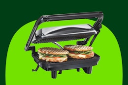 Hamilton Beach Panini Press, Only $22.56 for Amazon Prime Members card image